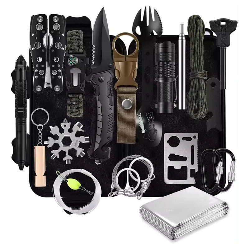 31 Pieces in 1 Bag Survival Gear and Equipment